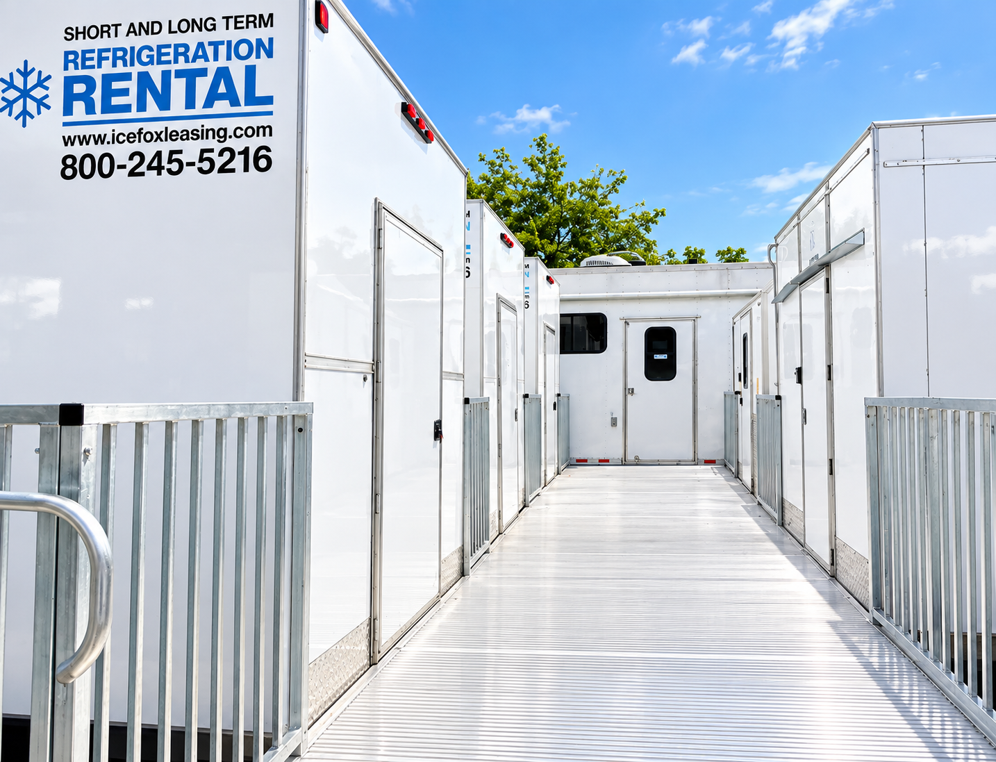 Approved 20 ft refrigerated trailer exterior