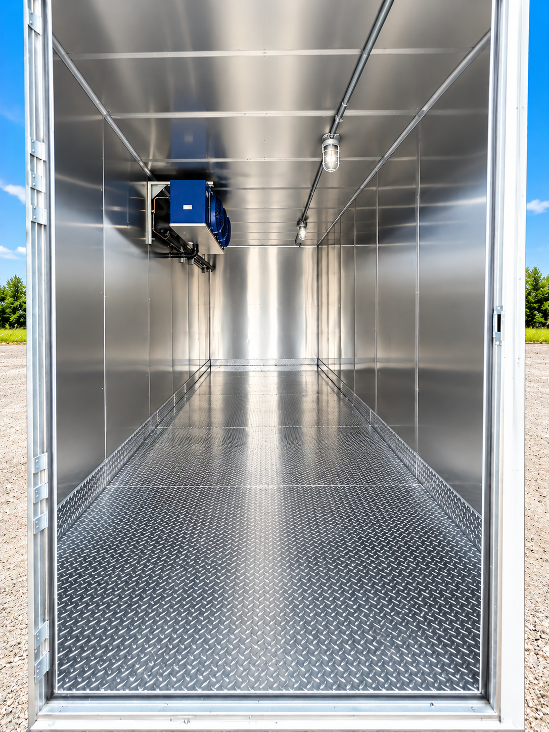 Approved 20 ft refrigerated container cold-storage interior